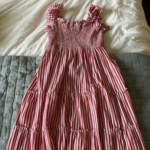 EUC hill house cherry stripe Ellie nap dress size small